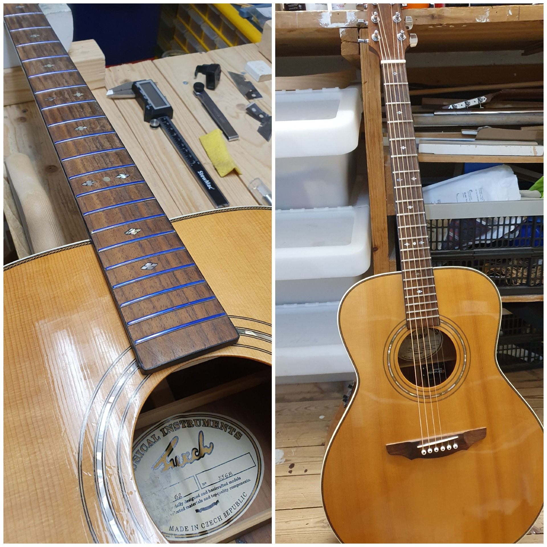 Bandslip, justering av översadel.