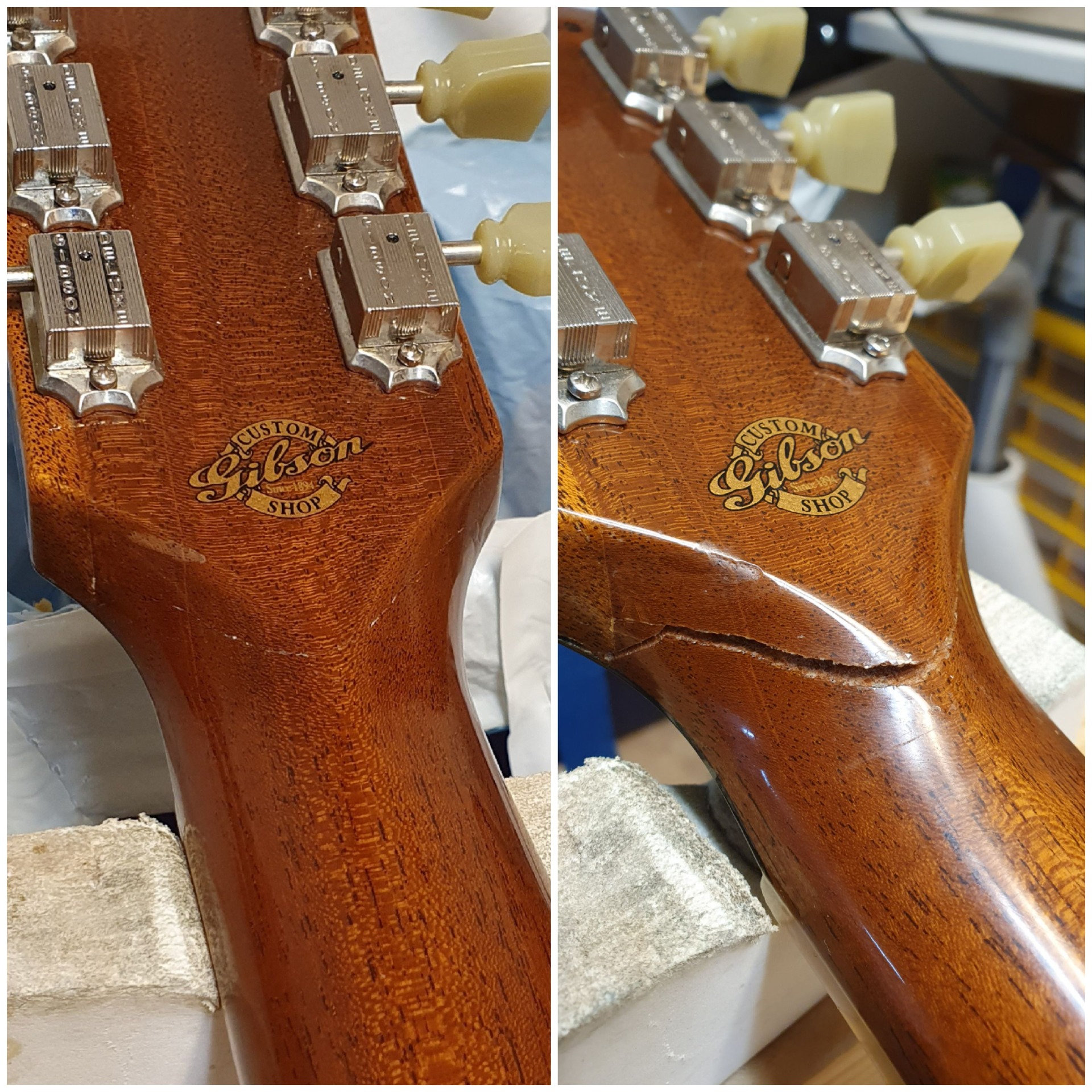 Lagning av huvud Gibson 339